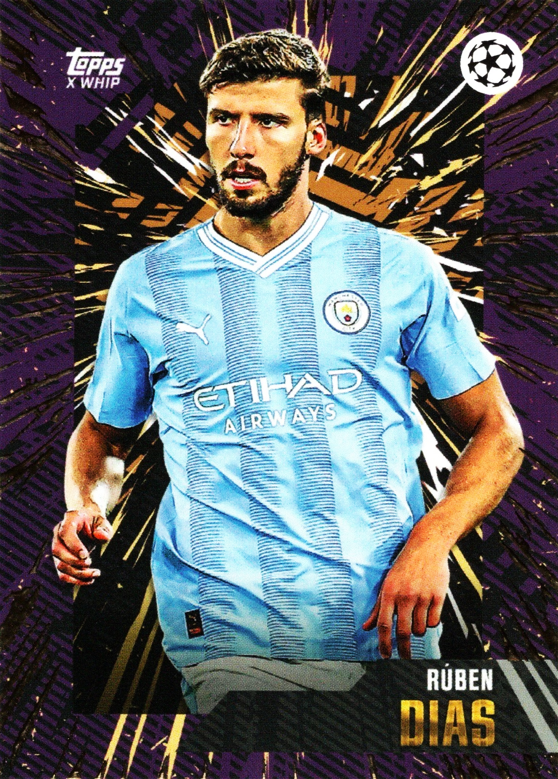 Rúben Dias - Topps Gold UEFA Club Competitions 23/24