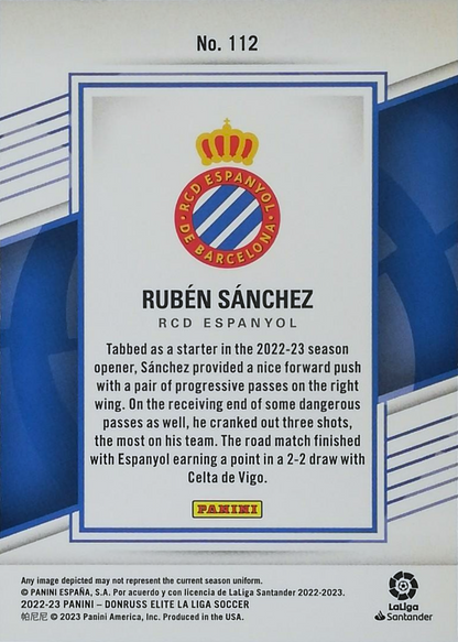 Rubén Sánchez (RC) - Donruss Elite LaLiga 22/23