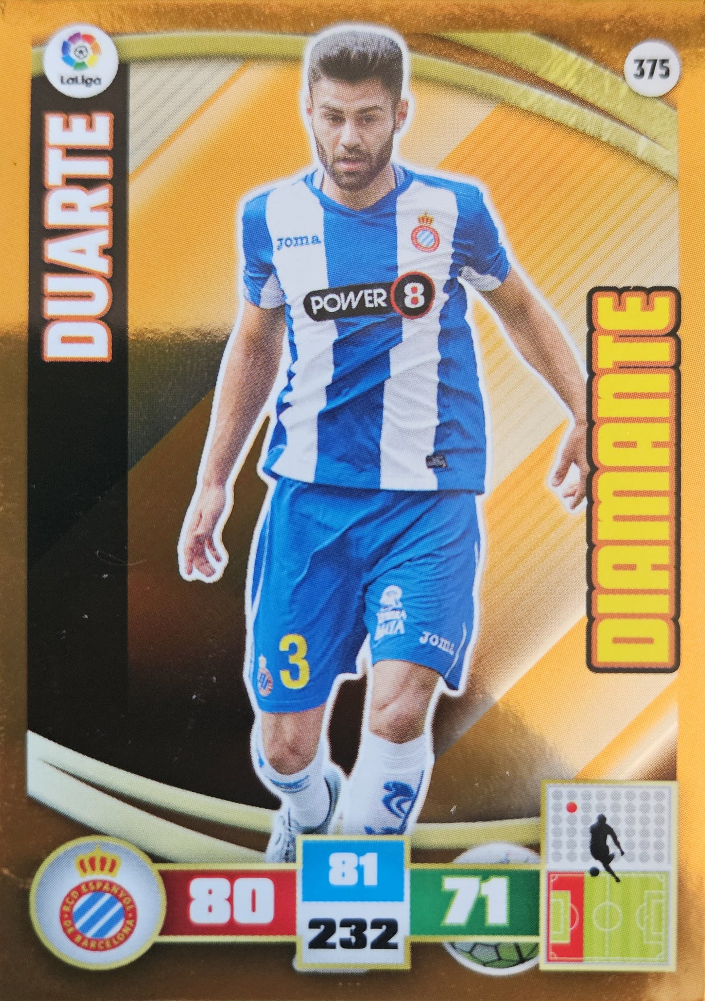 Rubén Duarte - Diamante - Adrenalyn XL LaLiga 15/16