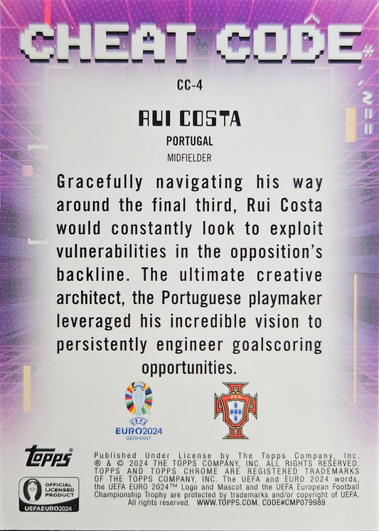 Rui Costa - Cheat Code - Topps Chrome EURO 2024 Germany