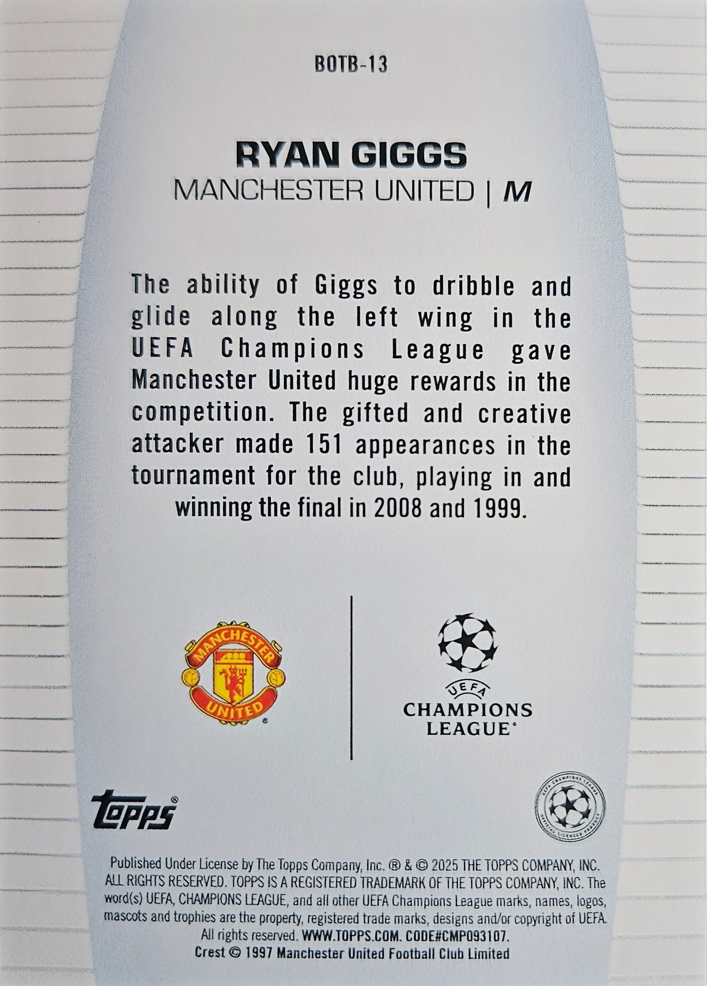 Ryan Giggs - Best of the best - UEFA Club Competitions 24/25