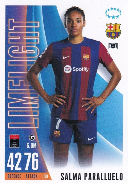 Salma Paralluelo - Match Attax Extra UEFA Club Competitions 23/24