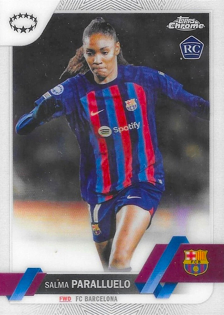 Salma Paralluelo (RC) - Topps Chrome UEFA Women's Champions League 22/23