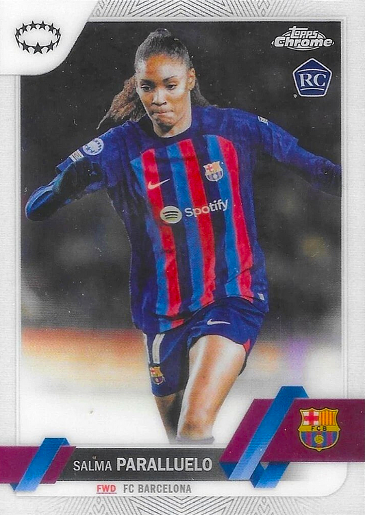 Salma Paralluelo (RC) - Topps Chrome UEFA Women's Champions League 22/23