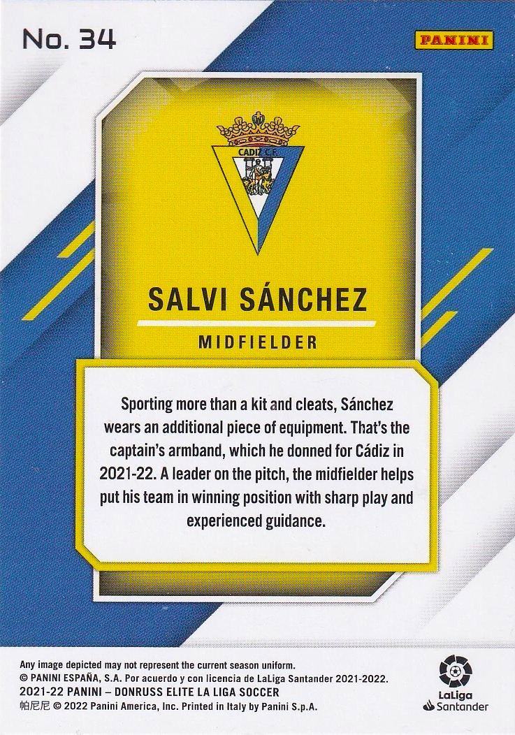 Salvi Sánchez - Donruss Elite LaLiga 21/22