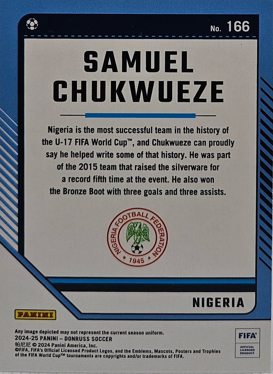 Samu Chukwueze /25 - Donruss Soccer 24/25