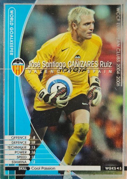 Santi Cañizares - World Goalkeeper European Clubs - WCCF 04/05