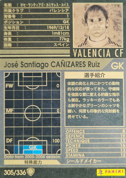 Santiago Cañizares - European Clubs - WCCF 05/06