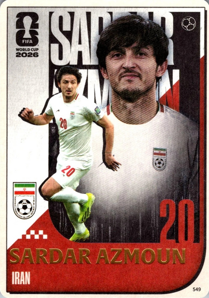 Sardar Azmoun - Póster - Kayou x FIFA World Cup 2026