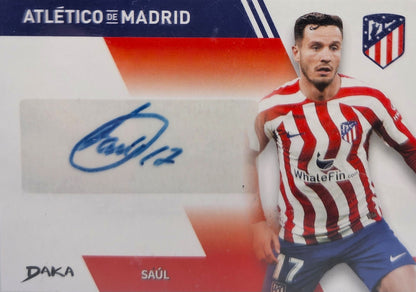 Saúl /40 - Autógrafo original - Daka Atlético Madrid 23/24