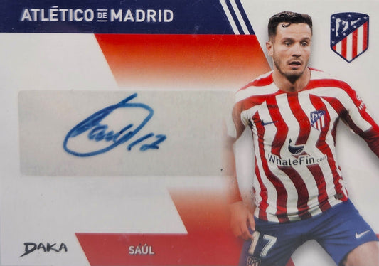 Saúl /40 - Autógrafo original - Daka Atlético Madrid 23/24