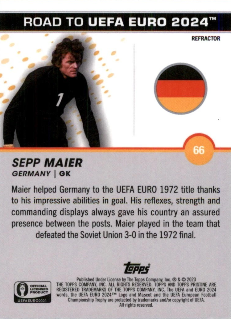 Sepp Maier - Pristine Road to UEFA Euro 2024 Germany