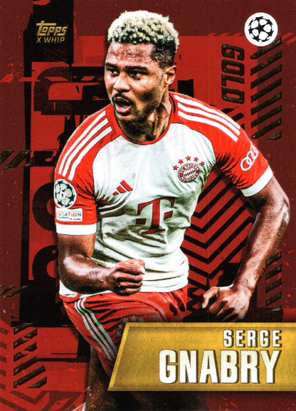 Serge Gnabry - Gold - Topps Gold UEFA Club Competitions 23/24