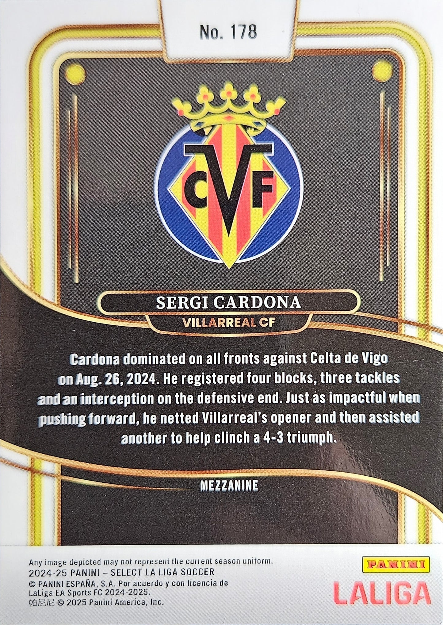 Sergi Cardona (RC) - Mezzanine - Select LaLiga 24/25