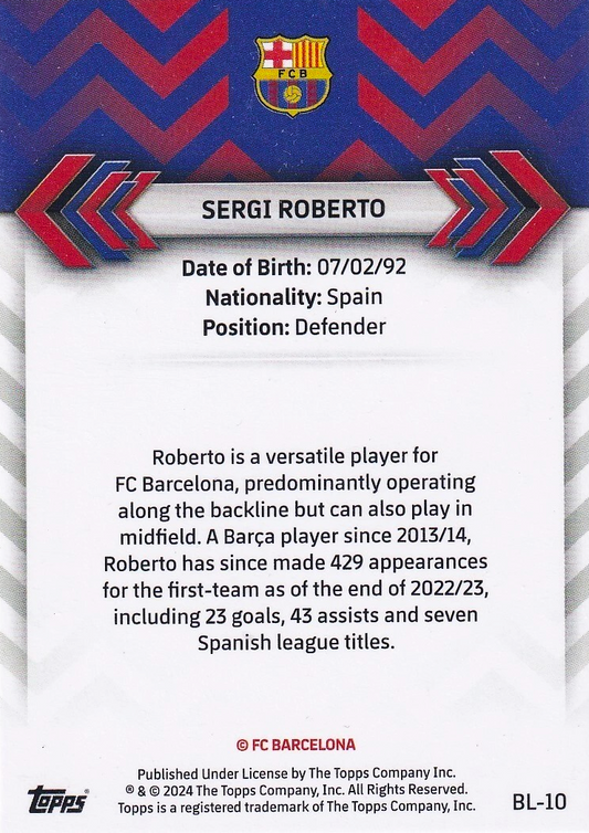 Sergi Roberto - Blaugrana - Team Set Barcelona 23/24