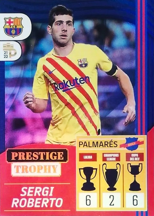 Sergi Roberto - Prestige Trophy - Podium Barcelona 21/22