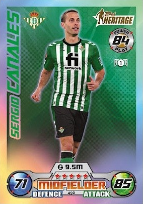 Sergio Canales - Heritage - Match Attax UEFA Club Competitions 22/23