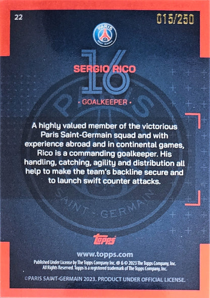 Sergio Rico /250 - Team Set Paris Saint-Germain 22/23