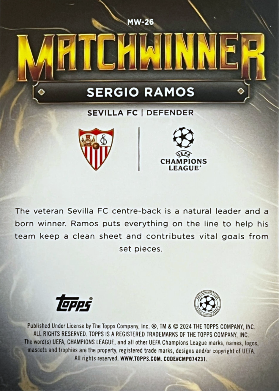 Sergio Ramos - Matchwinner - SuperStars UEFA Club Competitions 23/24