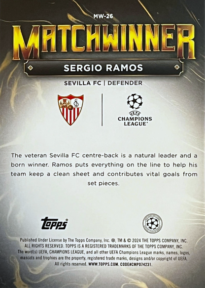 Sergio Ramos - Matchwinner - SuperStars UEFA Club Competitions 23/24