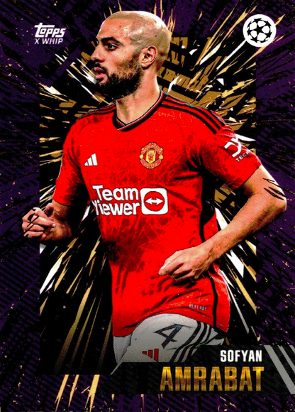 Sofyan Amrabat - Topps Gold UEFA Club Competitions 23/24