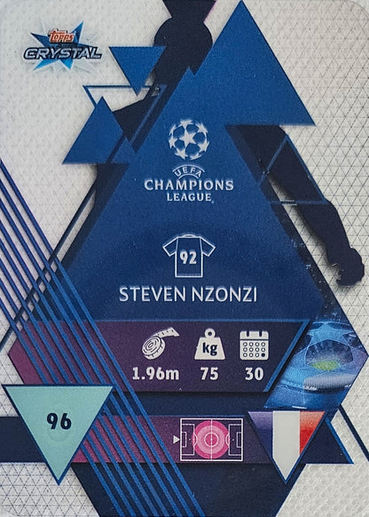 Steven Nzonzi - Topps Crystal UEFA Champions League 19/20