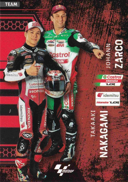 Takaaki Nakagami y Johann Zarco - Team - MotoGP 2024 75th Anniversary