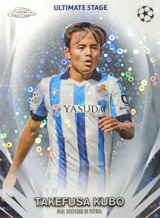 Takefusa Kubo - Ultimate Stage - Topps Chrome UEFA Club Competitions 23/24