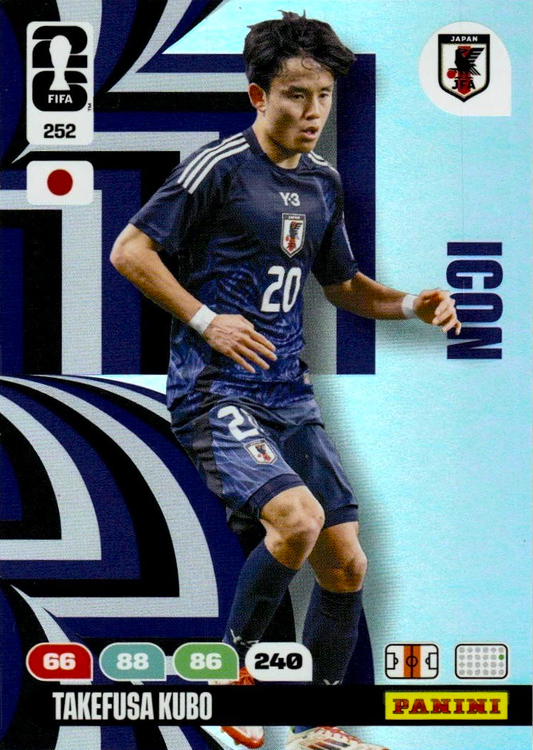 Takefusa Kubo - Icon - Adrenalyn XL FIFA World Cup 2026