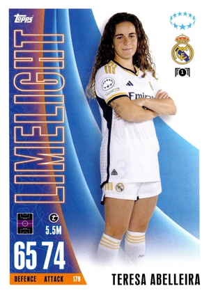 Teresa Abelleira - Limelight - Match Attax Extra UEFA Club Competitions 23/24