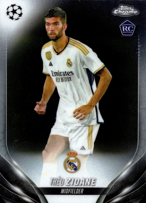 Théo Zidane (RC) - Topps Chrome UEFA Club Competitions 23/24