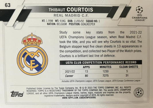 Thibaut Courtois - Carnaval - UEFA Club Competitions 22/23