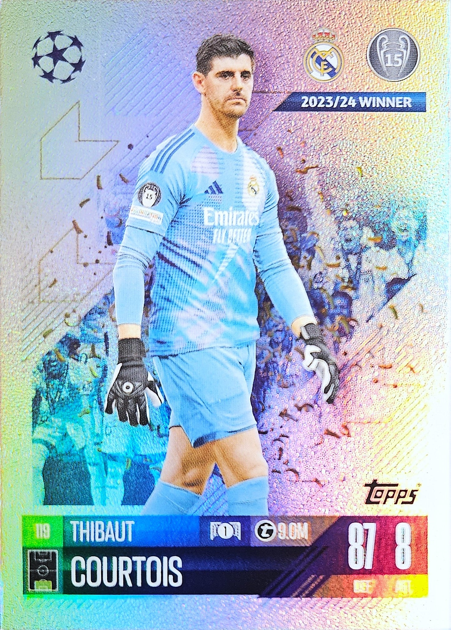 Thibaut Courtois - Match Attax UEFA Club Competitions 24/25