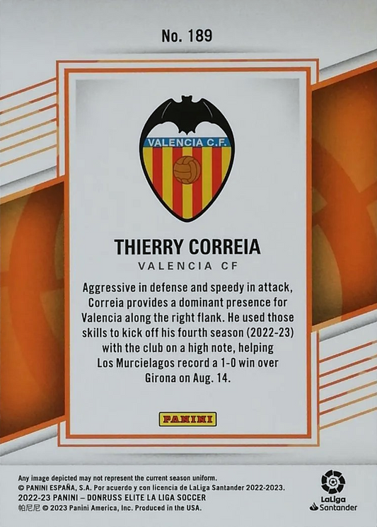 Thierry Correia - Donruss Elite LaLiga 22/23