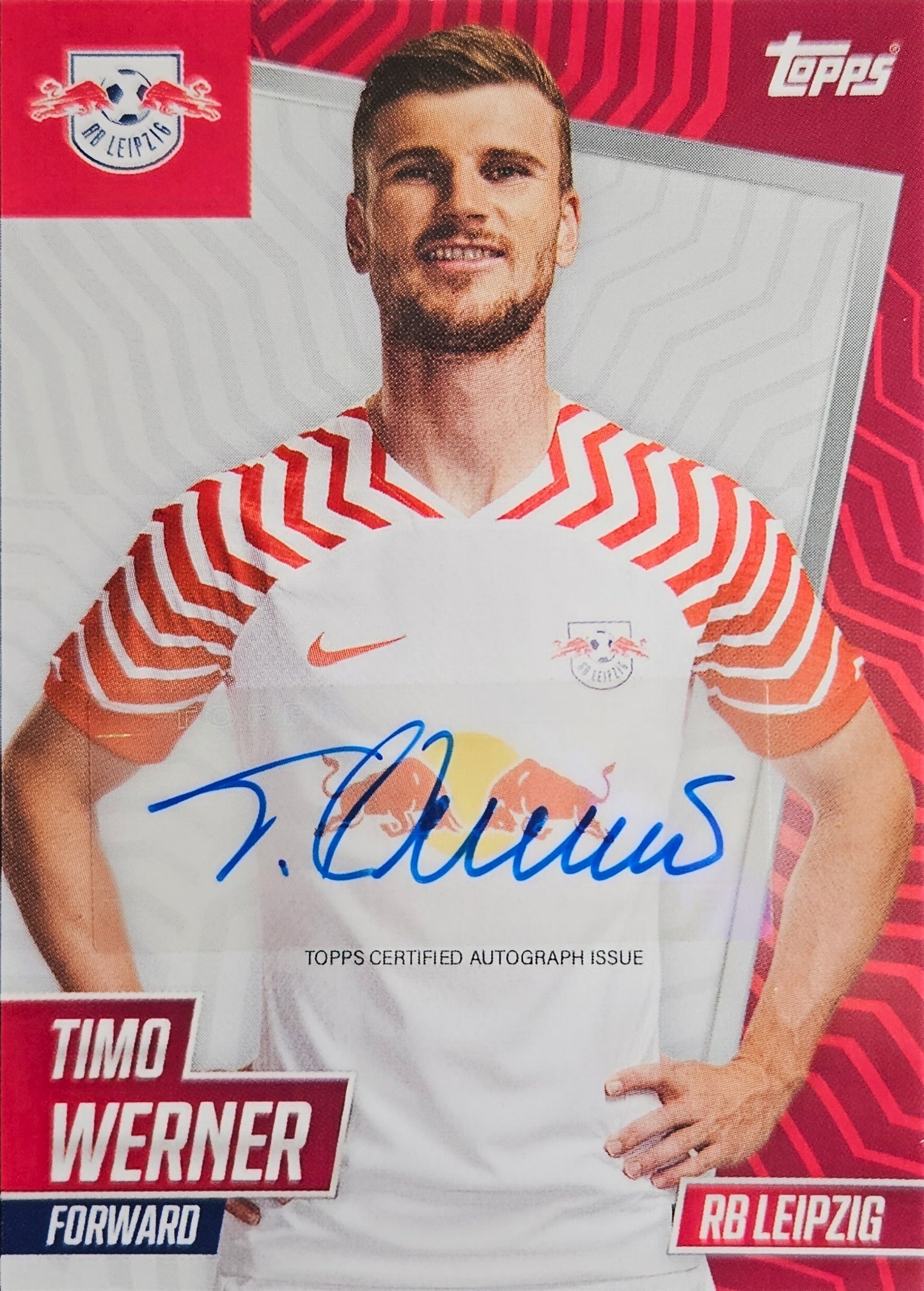 Timo Werner - Autógrafo original - Team Set RB Leipzig 23/24