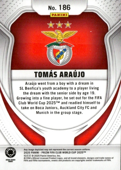 Tomás Araújo (RC) - Prizm FIFA Club World Cup 2025