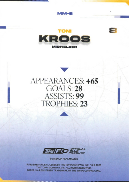 Toni Kroos - MM-6 - Los Blancos Real Madrid 25/26