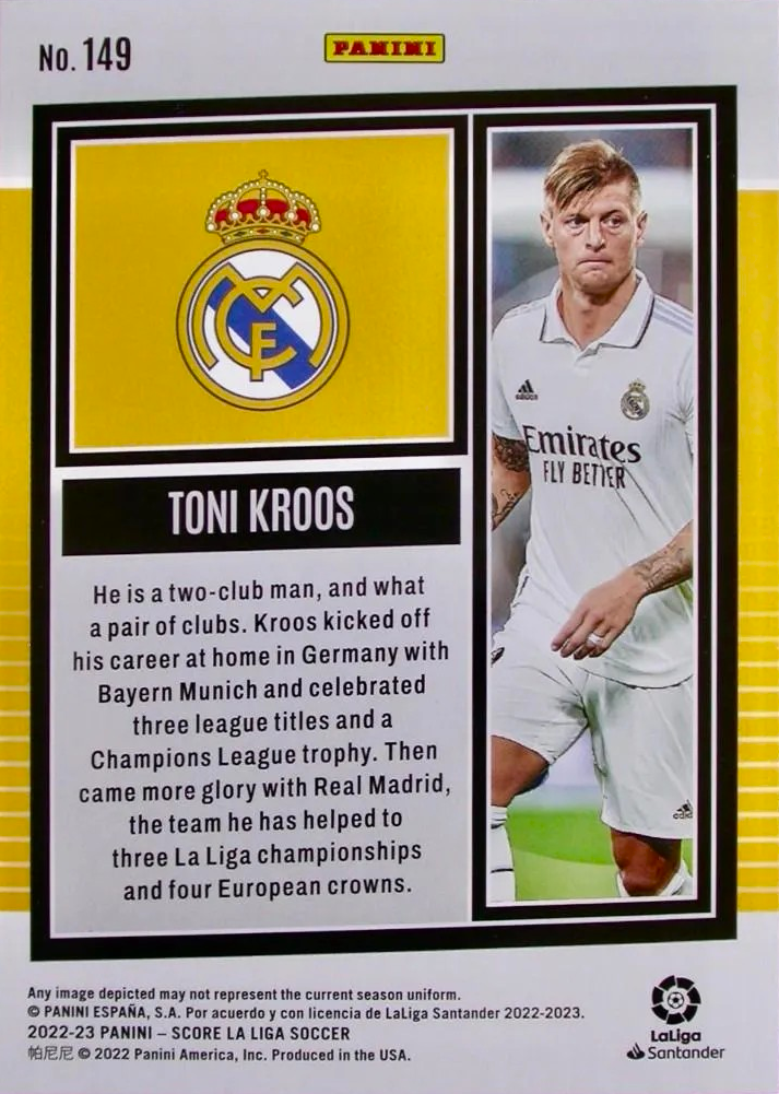Toni Kroos - Score LaLiga 22/23