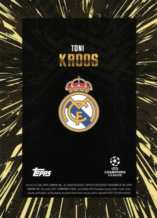 Toni Kroos - Topps Gold UEFA Club Competitions 23/24
