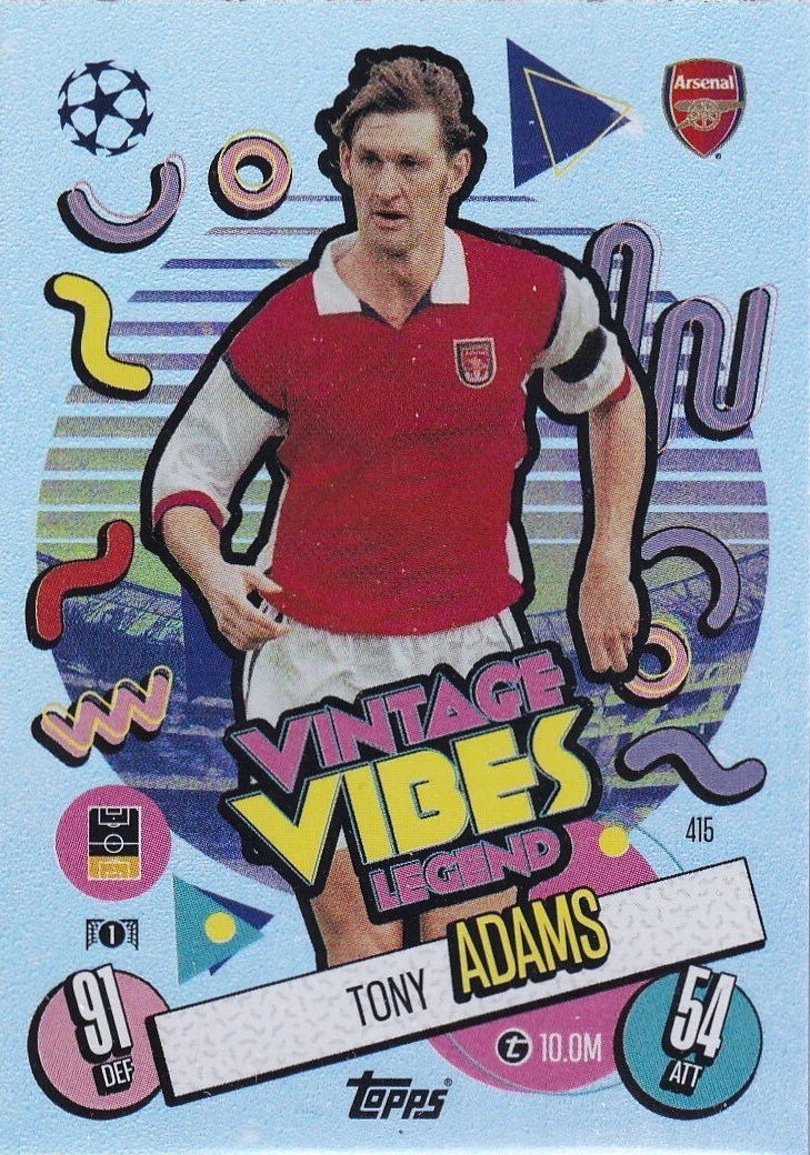 Tony Adams - Vintage Vibes Legend - Match Attax UEFA Club Competitions 24/25