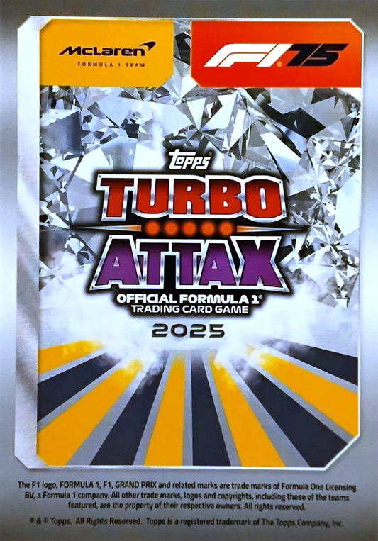 Oscar Piastri  - 100 Club - Turbo Attax Formula 1 2025