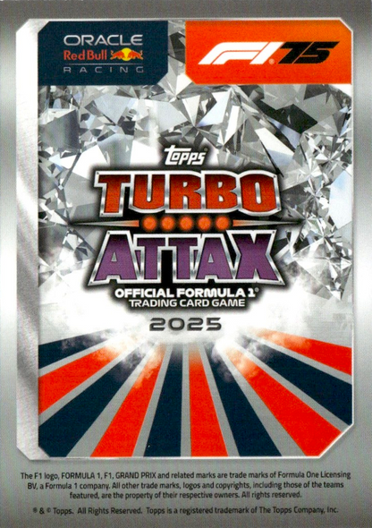Max Verstappen - Topps Awards Pink - Turbo Attax Formula 1 2025