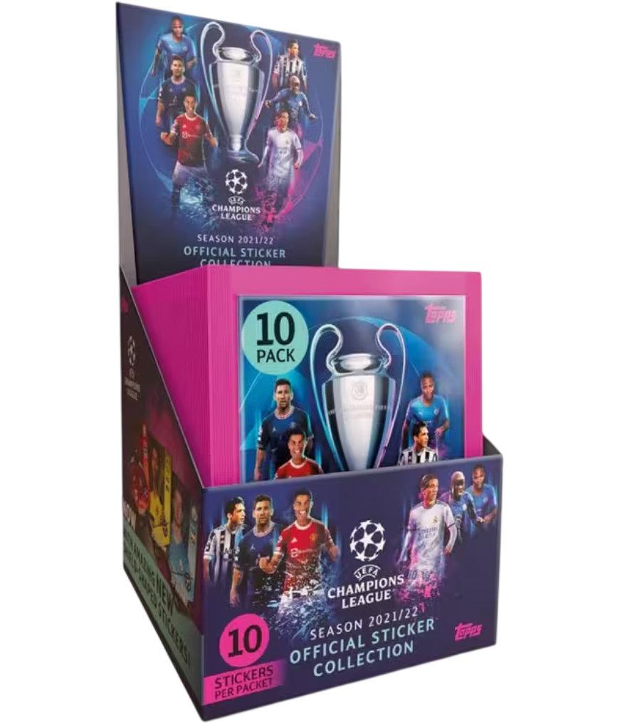 UEFA Champions League 2021-22 - Caja con 50 sobres