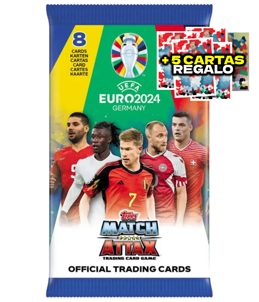 UEFA EURO 2024 Germany - Sobre + 5 cartas regalo
