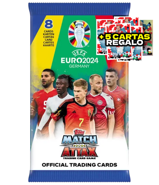 UEFA EURO 2024 Germany - Sobre + 5 cartas regalo