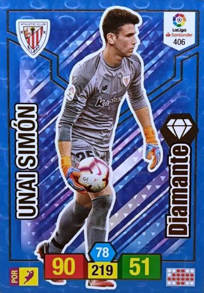 Unai Simón (RC) - Diamante - Adrenalyn XL LaLiga 18/19