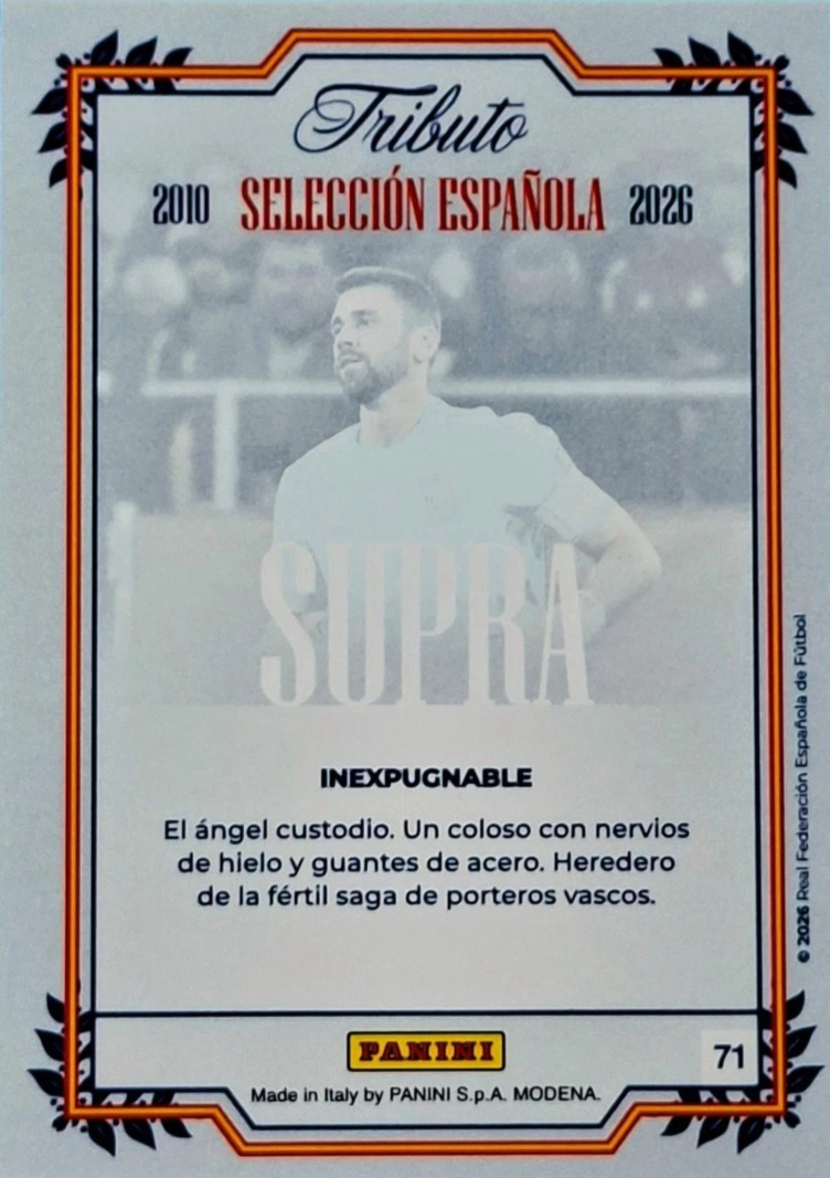 Unai Simón - Supra - Tributo "Vamos Campeones" Selección Española 2010-2026