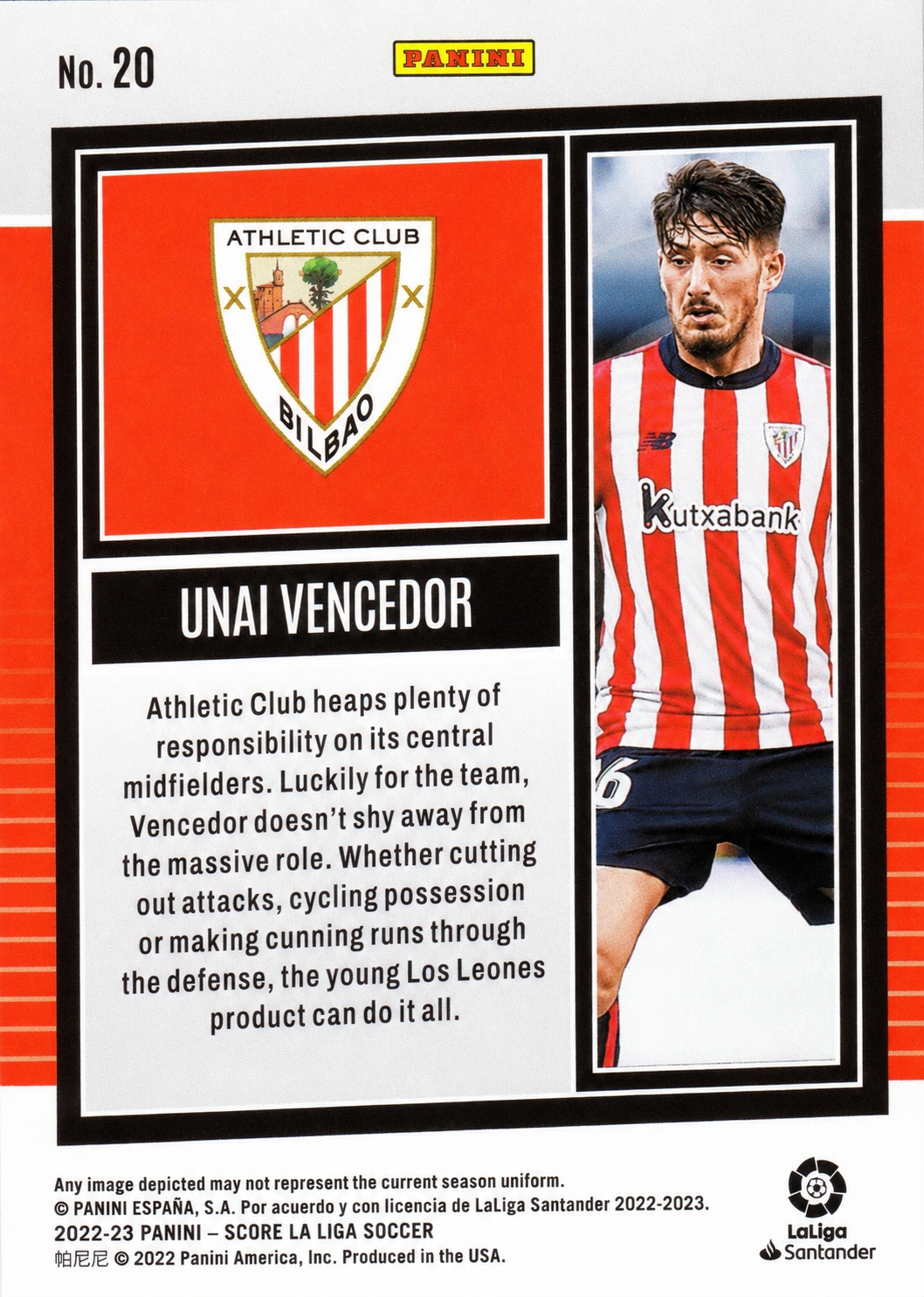 Unai Vencedor - Score LaLiga 22/23