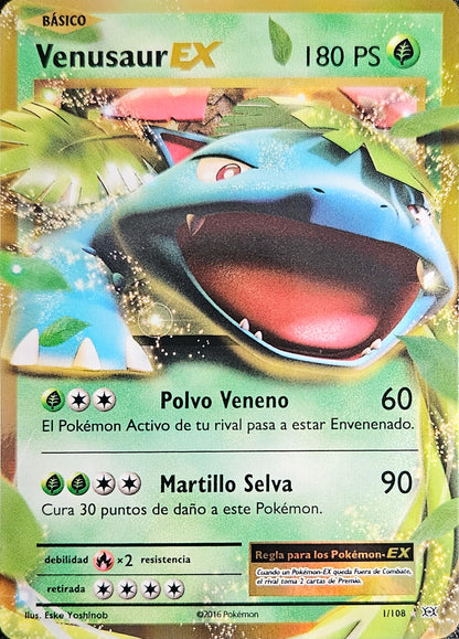 Venusaur EX - 1/108 - XY Evoluciones - Pokémon 2016