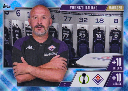 Vicenzo Italiano - Manager Paralelo - Match Attax Extra UEFA Club Competitions 23/24 (Copia)
